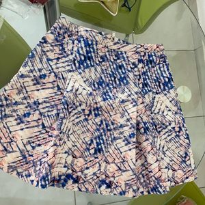 New Coral and blue skirt